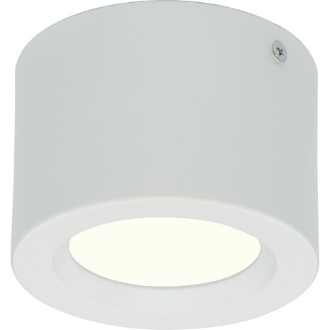 Opbouw LED Downlight Rond Hoog 5W - Natuurlijk Wit Licht 4200K - Mat Wit Aluminium Opbouw LED Downlight Rond Hoog 5W - Natuurlijk Wit Licht 4200K - Mat Wit Aluminium