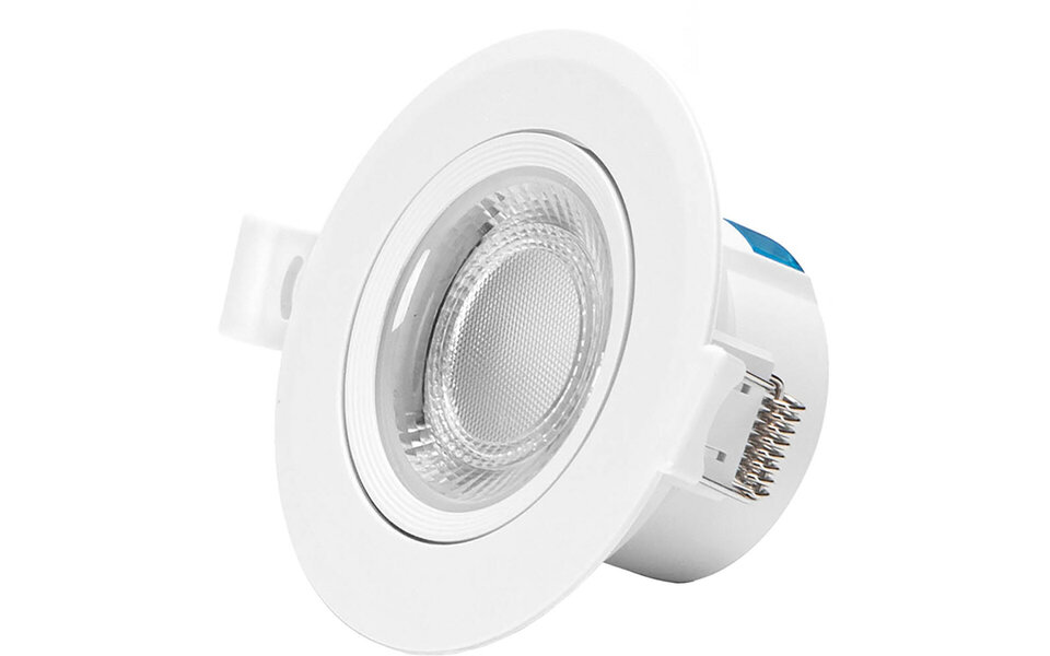 HLW LED LED Spot - Inbouw LED Downlight 5W Koud Wit 6000K Daglicht Wit - Aigi Lola HLW LED LED Spot - Inbouw LED Downlight 5W Koud Wit 6000K Daglicht Wit - Aigi Lola