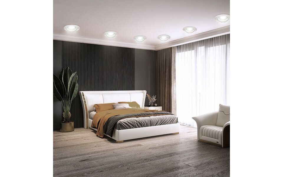 HLW LED LED Spot - Inbouw LED Downlight 5W Koud Wit 6000K Daglicht Wit - Aigi Lola HLW LED LED Spot - Inbouw LED Downlight 5W Koud Wit 6000K Daglicht Wit - Aigi Lola