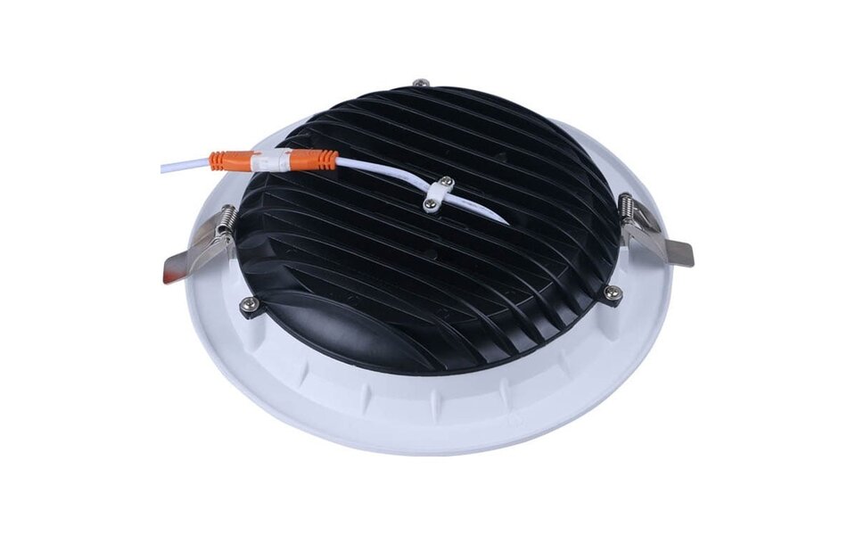 HLW LED LED Downlight Verona 5W - Inbouw Rond - Koud Wit 6000K - Mat Wit Aluminium