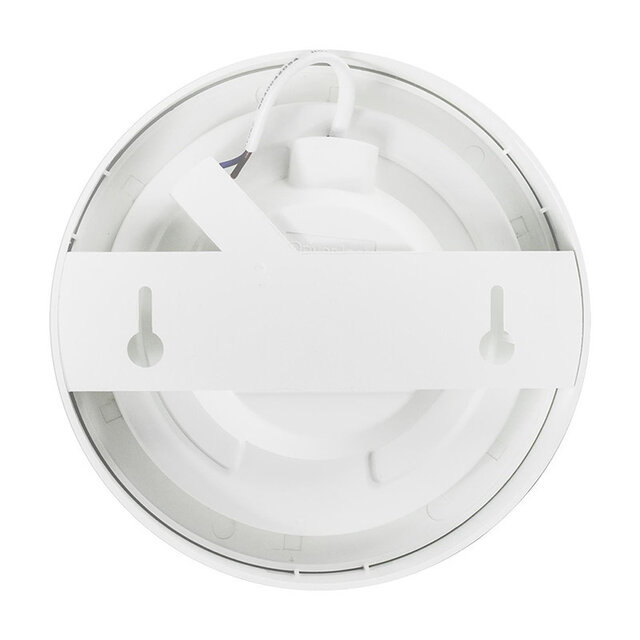 Ronde opbouw LED downlight 12W warm wit 3000K met diameter 177mm en 750 lumen lichtopbrengst Ronde opbouw LED downlight 12W warm wit 3000K met diameter 177mm en 750 lumen lichtopbrengst