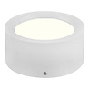 HLW LED Surface-Mounted LED Downlight Round High 15W - Natural White 4200K, Matte White Aluminum HLW LED Surface-Mounted LED Downlight Round High 15W - Natural White 4200K, Matte White Aluminum
