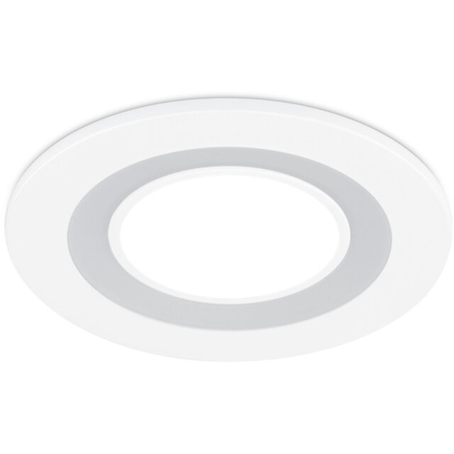 ronde mat witte inbouw LED spot 5 watt warm wit licht 3000K 450 lumen voor binnenverlichting ronde mat witte inbouw LED spot 5 watt warm wit licht 3000K 450 lumen voor binnenverlichting