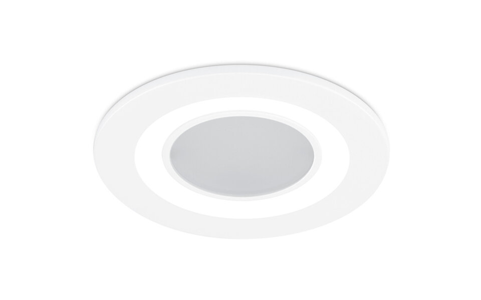 HLW LED LED Spot Inbouw LED Downlight 5W Warm Wit 3000K - Rond Mat Wit Ø80mm HLW LED LED Spot Inbouw LED Downlight 5W Warm Wit 3000K - Rond Mat Wit Ø80mm