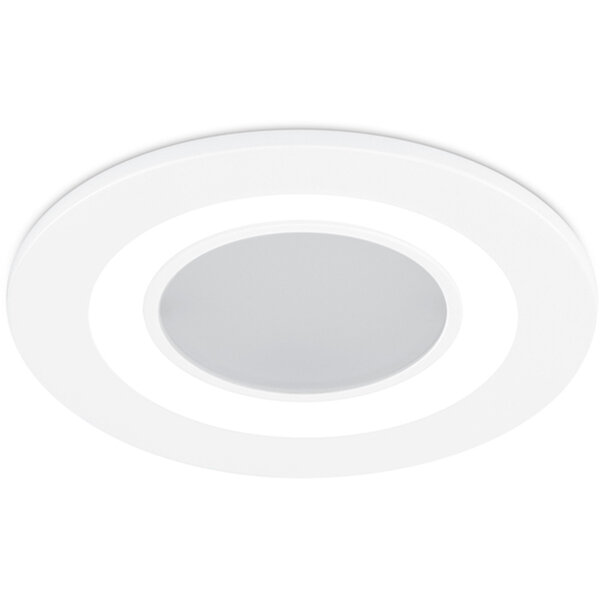 HLW LED LED Spot Inbouw LED Downlight 5W Warm Wit 3000K - Rond Mat Wit Ø80mm HLW LED LED Spot Inbouw LED Downlight 5W Warm Wit 3000K - Rond Mat Wit Ø80mm