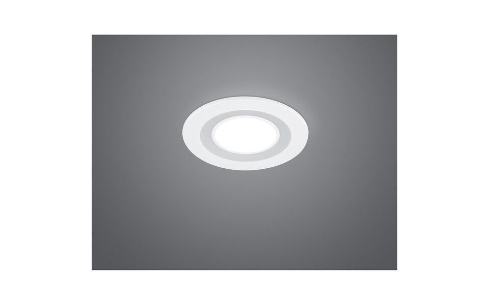 HLW LED LED Spot Recessed LED Downlight 5W Warm White 3000K - Round Matte White Ø80mm HLW LED LED Spot Recessed LED Downlight 5W Warm White 3000K - Round Matte White Ø80mm