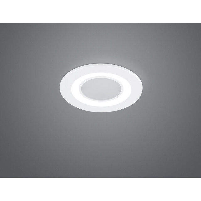 HLW LED LED Spot Recessed LED Downlight 5W Warm White 3000K - Round Matte White Ø80mm HLW LED LED Spot Recessed LED Downlight 5W Warm White 3000K - Round Matte White Ø80mm