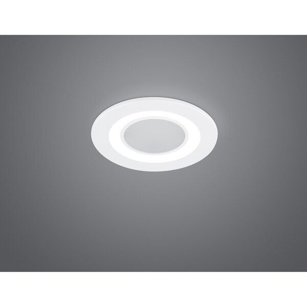 HLW LED LED Spot Inbouw LED Downlight 5W Warm Wit 3000K - Rond Mat Wit Ø80mm HLW LED LED Spot Inbouw LED Downlight 5W Warm Wit 3000K - Rond Mat Wit Ø80mm