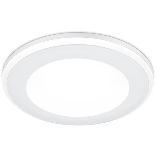 LED Spot Inbouw LED Downlight 5W Warm Wit 3000K Rond Mat Wit Binnenverlichting
