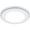 Ronde mat witte inbouw LED spot 5W warm wit licht 3000K met 450 lumen verlichting