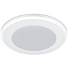 HLW LED LED Spot Recessed LED Downlight 5W Warm White 2700K–3000K Round Matte White Plastic
