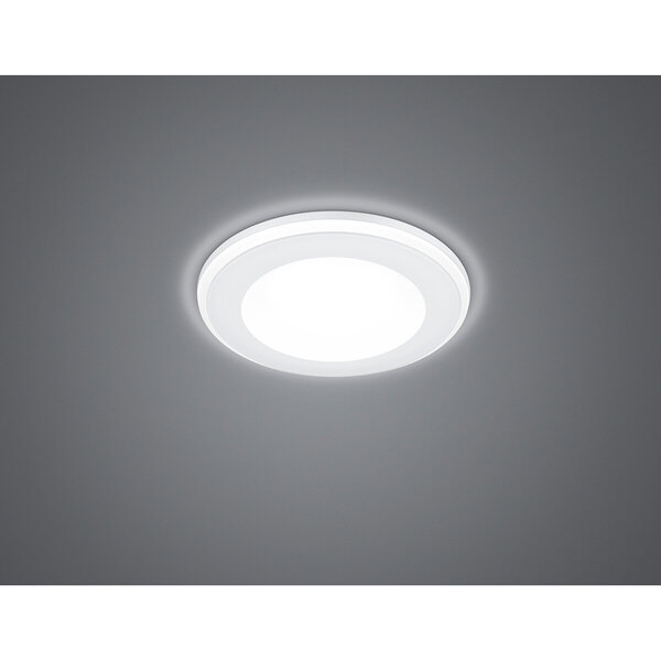 HLW LED LED Spot Inbouw LED Downlight 5W Warm Wit 2700K–3000K Rond Mat Wit Kunststof HLW LED LED Spot Inbouw LED Downlight 5W Warm Wit 2700K–3000K Rond Mat Wit Kunststof