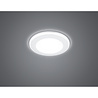 HLW LED LED Spot Recessed LED Downlight 5W Warm White 2700K–3000K Round Matte White Plastic