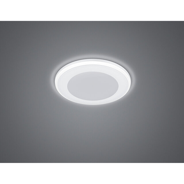 HLW LED LED Spot Inbouw LED Downlight 5W Warm Wit 2700K–3000K Rond Mat Wit Kunststof HLW LED LED Spot Inbouw LED Downlight 5W Warm Wit 2700K–3000K Rond Mat Wit Kunststof