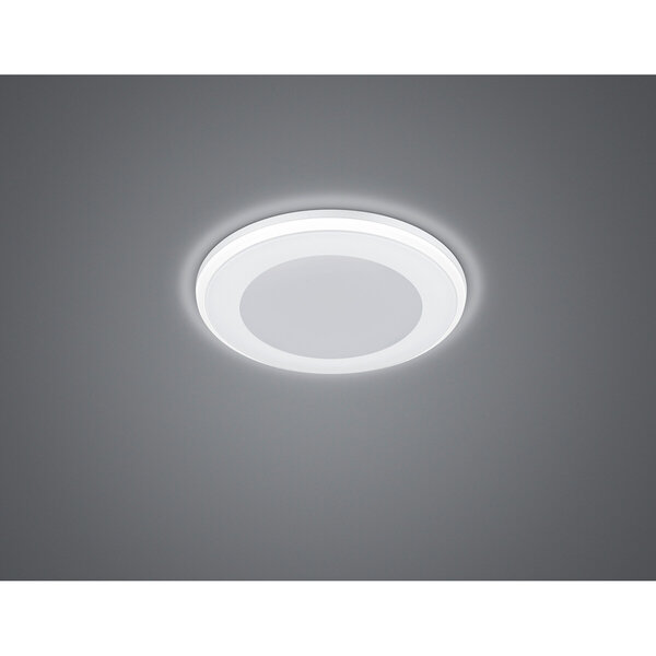 HLW LED LED Spot Inbouw LED Downlight 5W Warm Wit 2700K–3000K Rond Mat Wit Kunststof HLW LED LED Spot Inbouw LED Downlight 5W Warm Wit 2700K–3000K Rond Mat Wit Kunststof