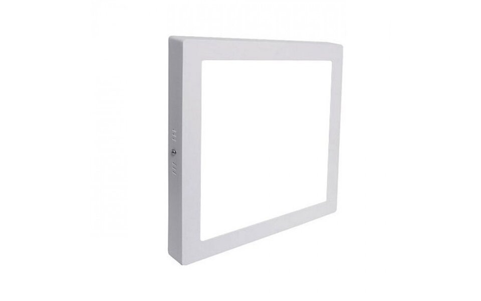 HLW LED LED Downlight 6 Pack - Surface-Mounted Square 18W LED Lamp, Bright Cool White 6000K