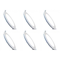 LED Downlight Slim 6 Pack - Dimmable Recessed LED Lamp 3W