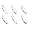 LED Downlight Slim 6 Pack - Inbouw LED Downlight 6W Ø120mm LED Downlight Slim 6 Pack - Inbouw LED Downlight 6W Ø120mm