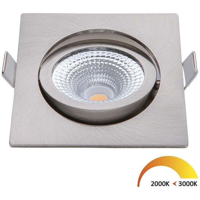Ronde dimbare inbouw LED spot 5W warm wit 3000K waterdicht met 450 lumen lichtopbrengst