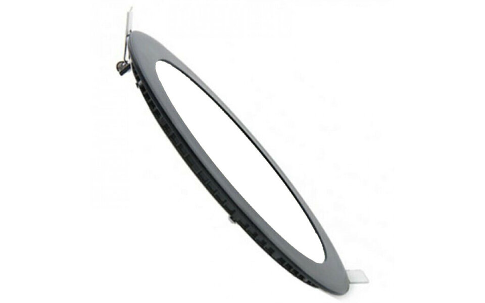 HLW LED LED Downlight Slim 3W - Dimmable Recessed LED Lamp - Cool White 6000K - Matte Black