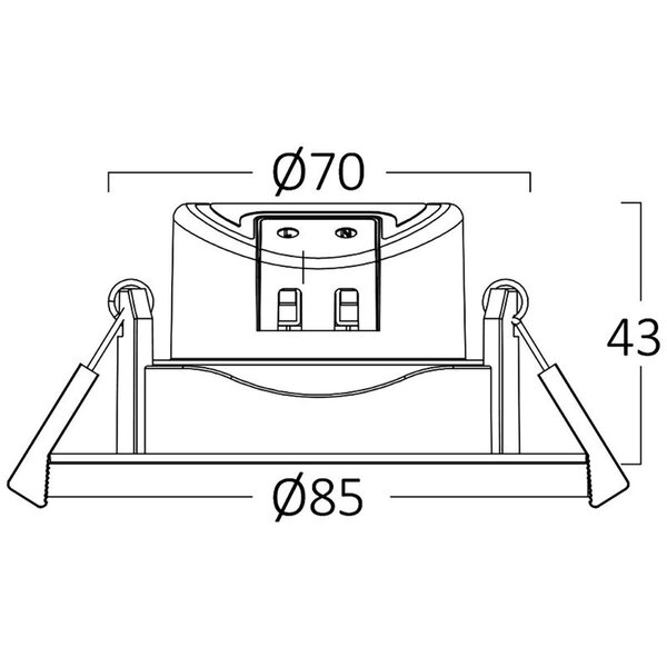 HLW LED Ronde Dimbare LED Inbouwspot 7W - Warm Wit, Neutraal Wit & Daglicht Wit