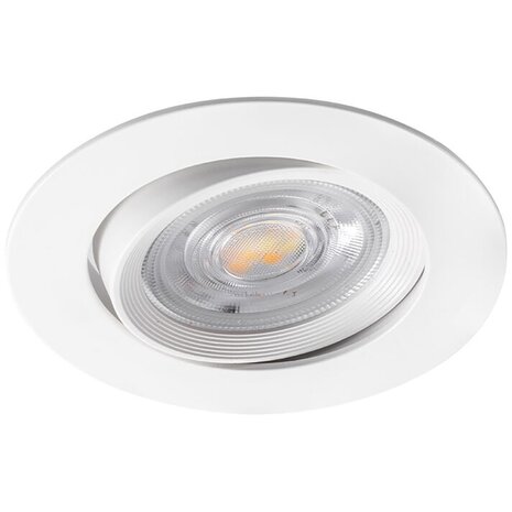 Inbouw LED Downlight 7W - Dimbare LED Spot Koud Wit 6000K Daglicht Wit Inbouw LED Downlight 7W - Dimbare LED Spot Koud Wit 6000K Daglicht Wit