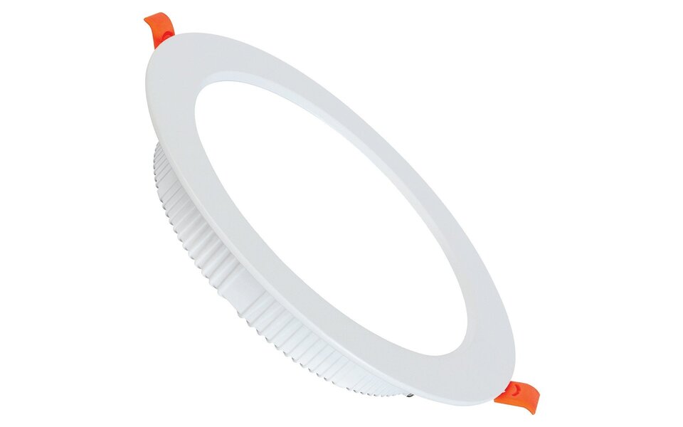 HLW LED LED Lamp Inbouw Downlight 12W - Rond, Mat Wit Aluminium & Koud Wit 6000K