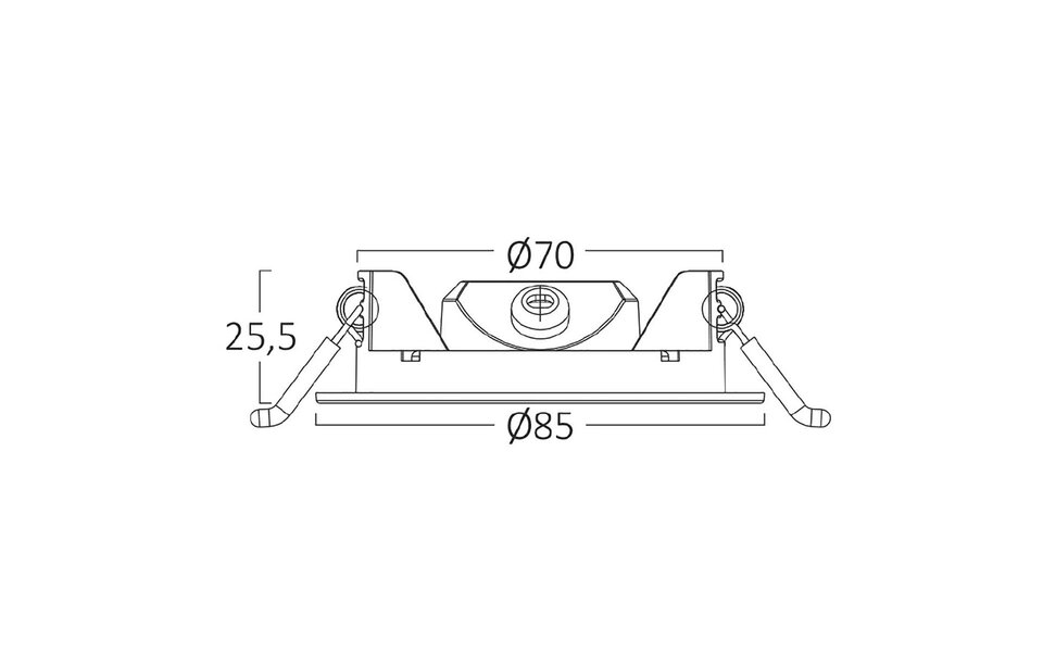 HLW LED LED Downlight Inbouwspot 3W - Aanpasbare Warm, Neutraal & Daglicht Wit HLW LED LED Downlight Inbouwspot 3W - Aanpasbare Warm, Neutraal & Daglicht Wit