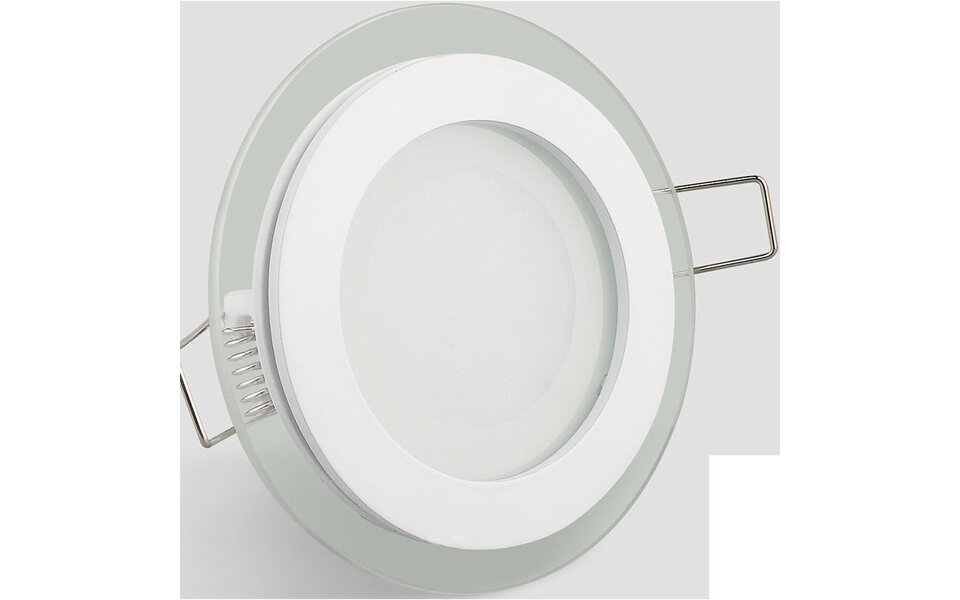 HLW LED Inbouw LED Downlight Slim 15W - Warm Wit 2700K–3000K, Ø200mm, Mat Wit Glas