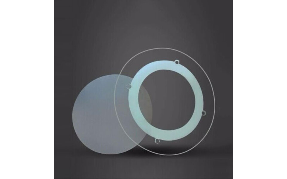 HLW LED Recessed LED Downlight Slim 15W - Warm White 2700K–3000K, Ø200mm, Matte White Glass