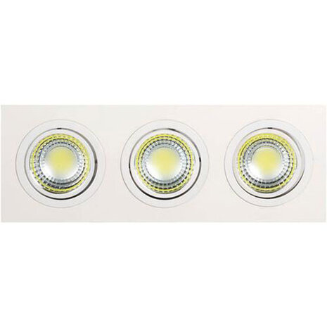 Inbouw LED Downlight Spot 15W - Kantelbaar, Beam Angle Verstelbaar, Koud Wit 6000K Inbouw LED Downlight Spot 15W - Kantelbaar, Beam Angle Verstelbaar, Koud Wit 6000K