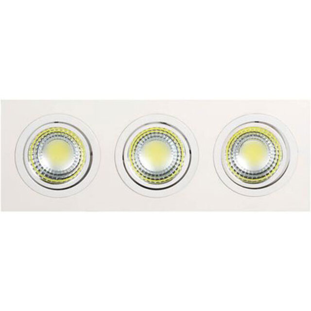 LED Spot Inbouw 15W - Koud Wit 6000K - Beam Angle Verstelbaar Binnenverlichting