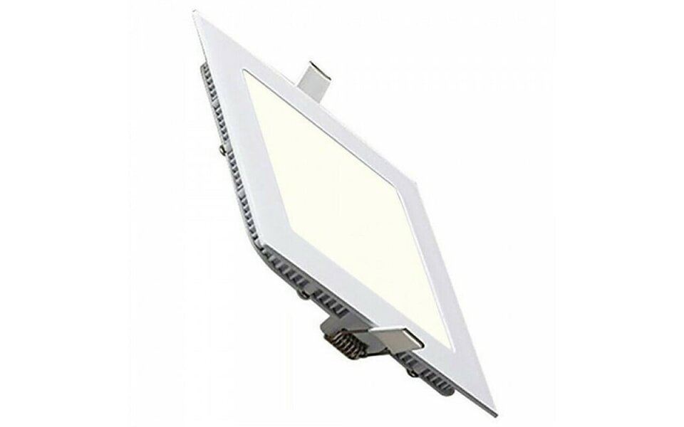 HLW LED LED Downlight Slim 2 Pack - Inbouw LED Downlight 3W Natuurlijk Wit 4200K Mat Wit Aluminium