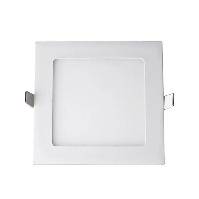 HLW LED LED Downlight Slim 2 Pack - Inbouw LED Downlight 3W Natuurlijk Wit 4200K Mat Wit Aluminium