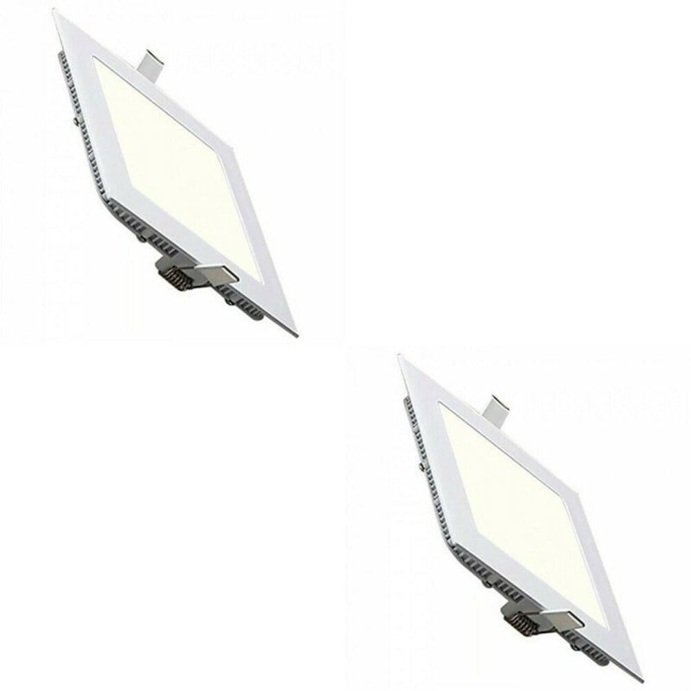Dom6 Led LED Downlight Slim 2 Pack - Recessed LED Downlight 6W Natural White
