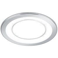 LED Spot Recessed LED Downlight 10W Warm White 3000K Matte Chrome