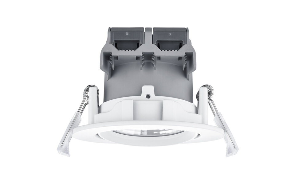HLW LED LED Spot Recessed LED Downlight 5W Dimmable Warm White 2700K–3000K Matte White