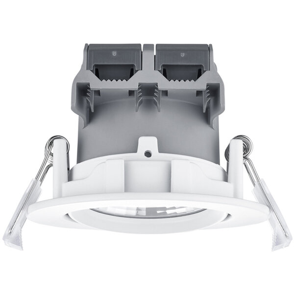 HLW LED LED Spot Inbouw LED Downlight 5W Dimbaar Warm Wit 2700K–3000K Mat Wit HLW LED LED Spot Inbouw LED Downlight 5W Dimbaar Warm Wit 2700K–3000K Mat Wit