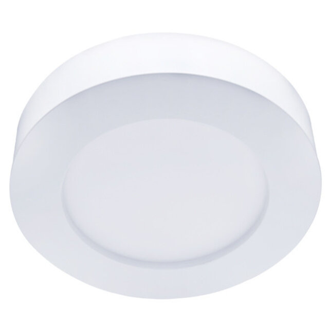 HLW LED LED Downlight Pro - Surface-Mounted Round 12W LED Lamp Bright Cool White 6000K