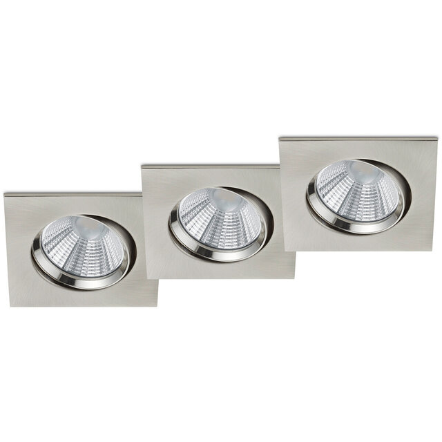 LED Spot 3 Pack - Inbouw LED Downlight 5W Dimbaar Warm Wit Binnenverlichting