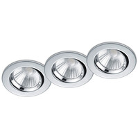 LED Spot 3 Pack - Recessed LED Downlight 5W Dimmable Warm White