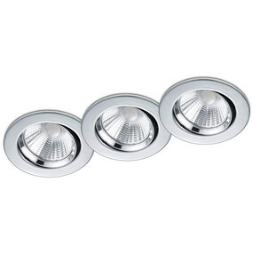 LED Spot 3 Pack - Inbouw LED Downlight 5W Dimbaar Warm Wit LED Spot 3 Pack - Inbouw LED Downlight 5W Dimbaar Warm Wit