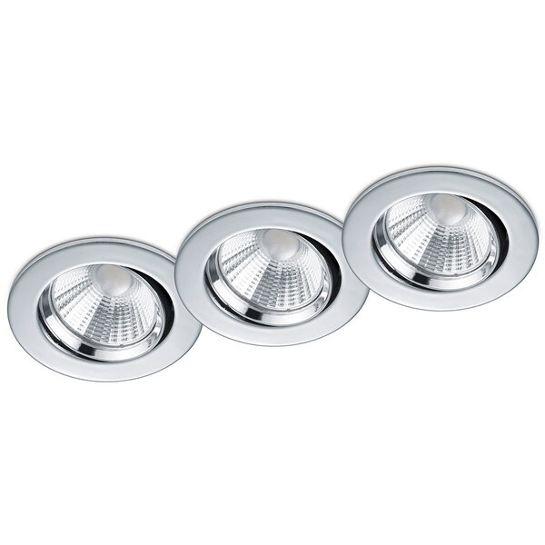 HLW LED LED Spot 3 Pack - Dimbare Inbouw LED Downlight 5W Warm Wit 2700K–3000K HLW LED LED Spot 3 Pack - Dimbare Inbouw LED Downlight 5W Warm Wit 2700K–3000K