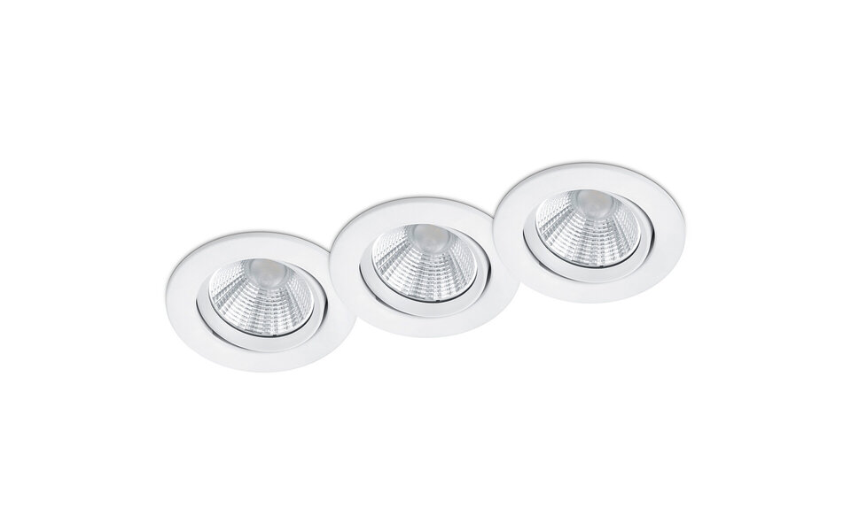 HLW LED LED Spot 3 Pack - Recessed LED Downlight 5W Dimmable Warm White 2700K–3000K HLW LED LED Spot 3 Pack - Recessed LED Downlight 5W Dimmable Warm White 2700K–3000K