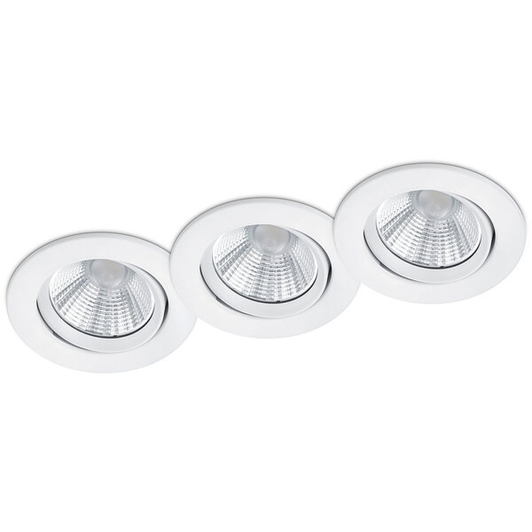 HLW LED LED Spot 3 Pack - Inbouw LED Downlight 5W Dimbaar Warm Wit 2700K–3000K HLW LED LED Spot 3 Pack - Inbouw LED Downlight 5W Dimbaar Warm Wit 2700K–3000K