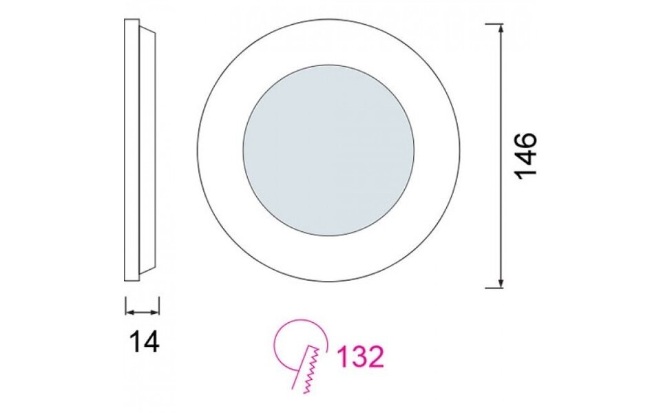 HLW LED LED Downlight Slim 6 Pack - Recessed 9W LED Lamp Warm White 2700K - Matte White Aluminum HLW LED LED Downlight Slim 6 Pack - Recessed 9W LED Lamp Warm White 2700K - Matte White Aluminum