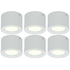 LED Downlight 6 Pack - Opbouw LED Downlight 5W Natuurlijk Wit LED Downlight 6 Pack - Opbouw LED Downlight 5W Natuurlijk Wit