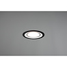 HLW LED LED Spot Recessed LED Downlight 10W - Warm White 2700K–3000K - Matte Black Ø140mm