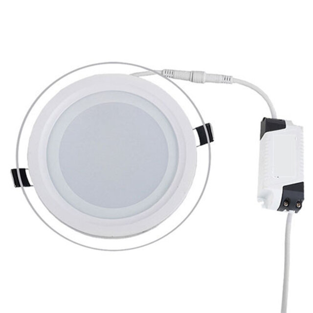 HLW LED LED Downlight Slim 15W - Recessed Round Ø200mm with Natural White Light