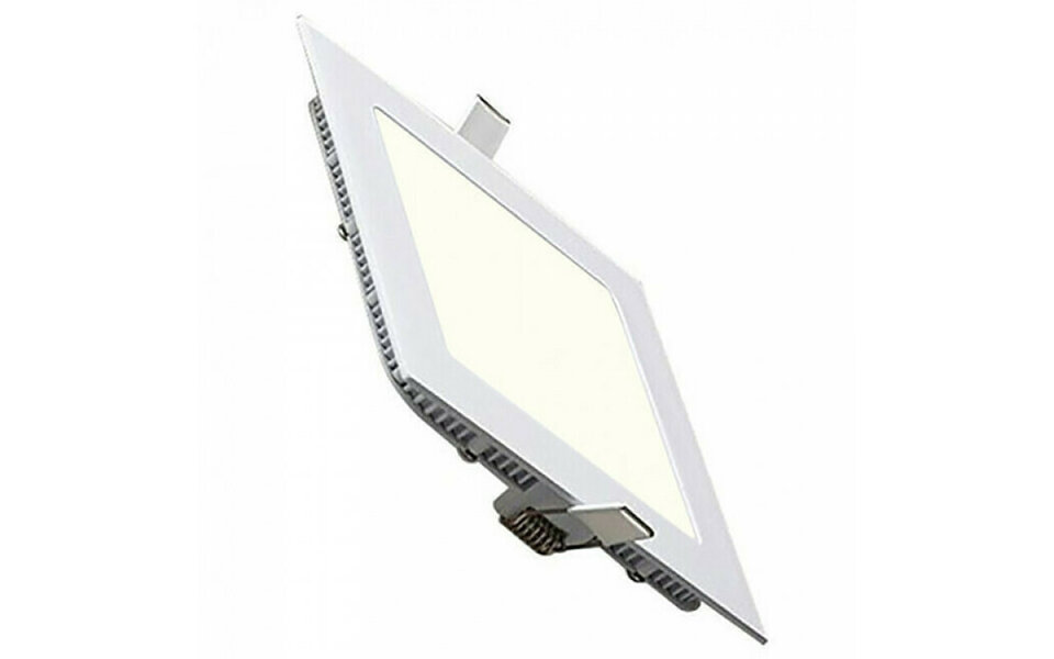 HLW LED LED Downlight Slim 2 Pack - Square Recessed LED Downlight 12W Natural White 4200K